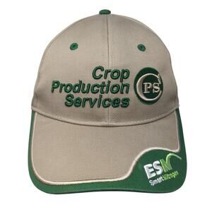Crop Production Services ESN Strapback Baseball Cap Brown One Size Adjustable